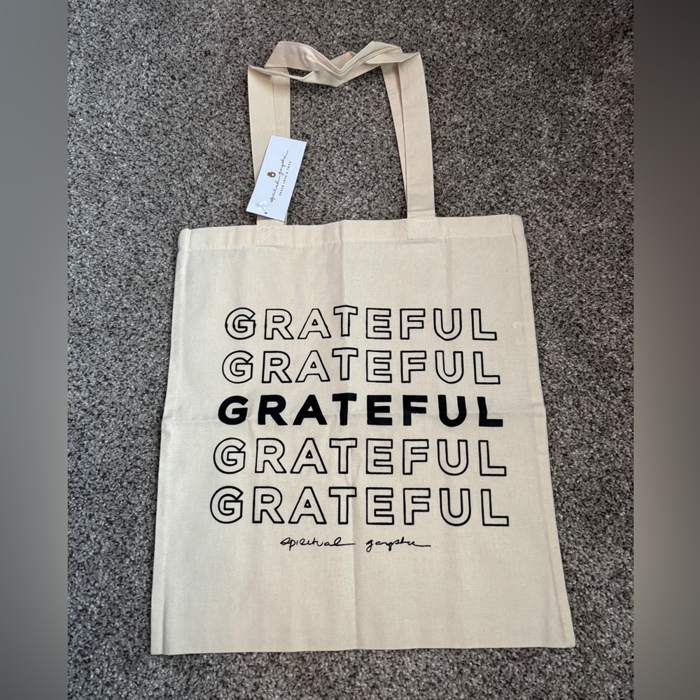 Small beige tote